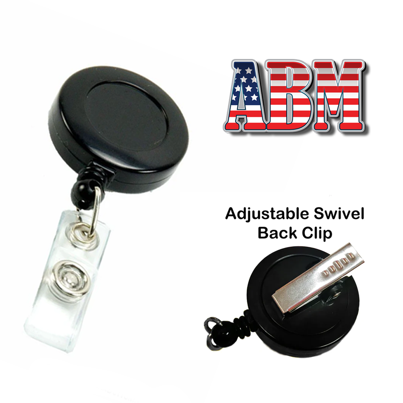 Wholesale Retractable Badge Holder ID Badge Reel Clip On Button