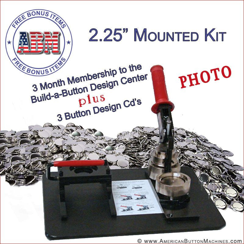 2.25 Mounted Photo Button Making Kit