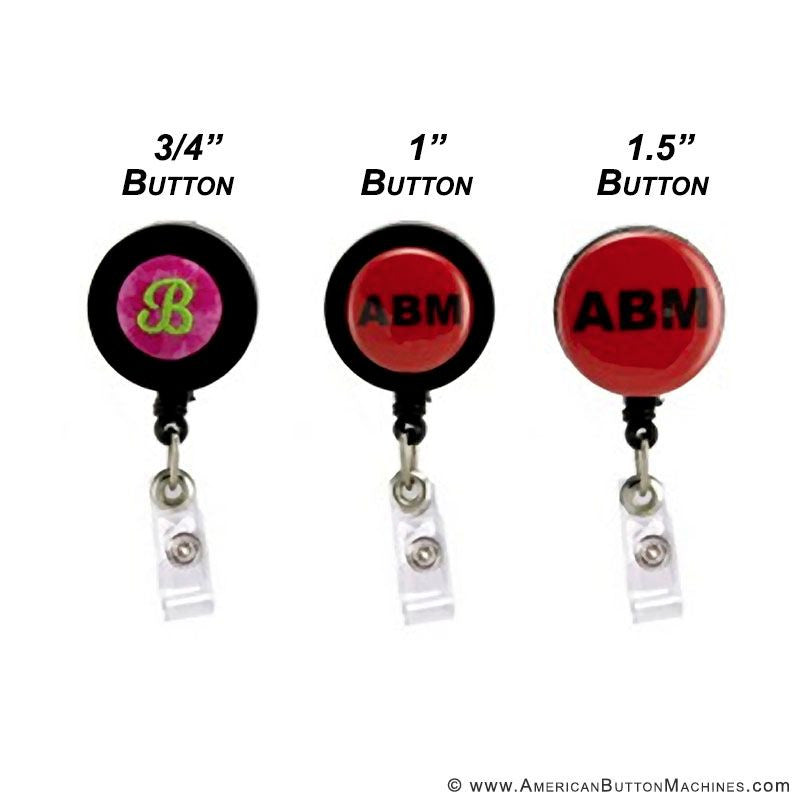 MAGNETIC BADGE REEL black for Toppers 
