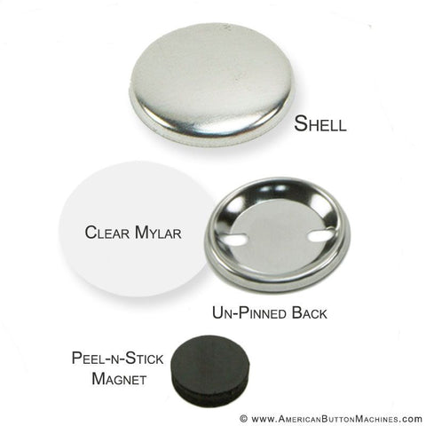 1.25 Collet Back Self-Adhesive Magnet Set – American Button Machines